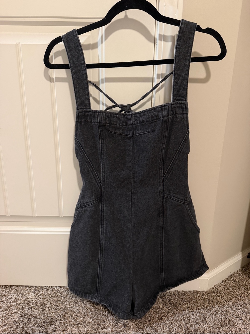 Denim romper